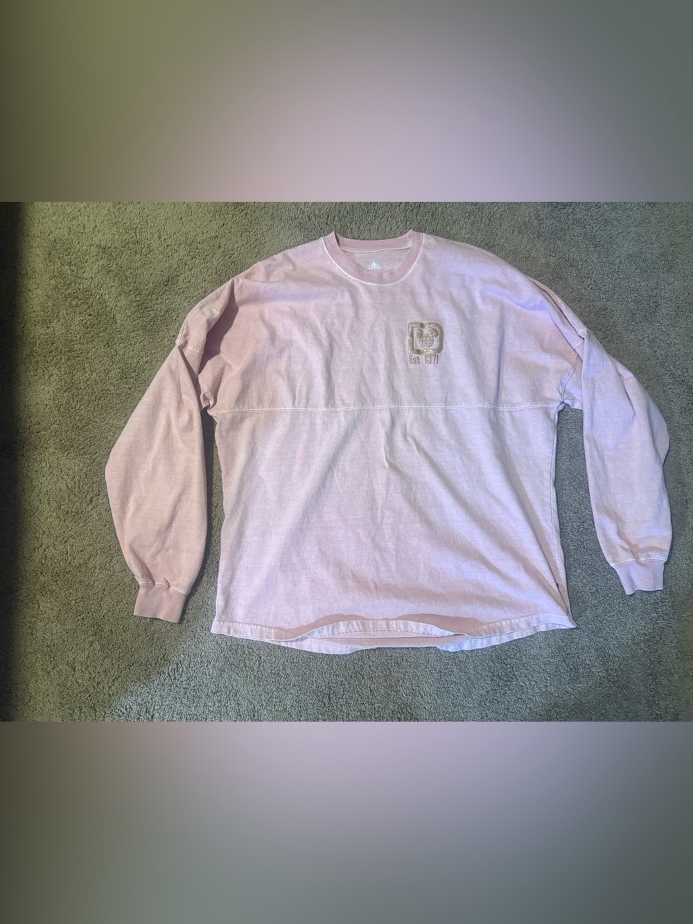 Walt Disney World Briar Rose Gold Glitter Spirit Jersey